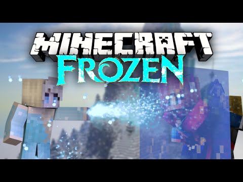 Minecraft - Frozen Mod Showcase! Elsa Anna Kristoff Let it Go...