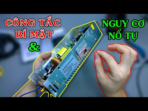 Test Thử Bộ Nguồn Adapter 12v 33.3A 400W kéo lò nung cao tần 1800w và làm nóng chảy dây mai so