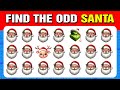 70 puzzles for GENIUS | Find the ODD One Out - Christmas Edition 🎅❄️