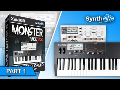 S4K Monster Pack on waldorf Blofeld demo PART 1 ( Leads Fx Synth Organs Mellotron Pads )