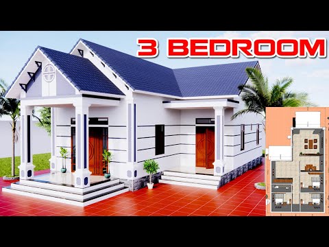 Gợi ý NHÀ NÔNG THÔN chữ L | Mẫu nhà cấp 4 mái thái đáng xem nhất