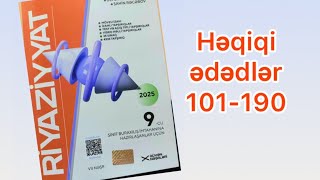 Güvən 9-Cu Sinif Riyaziyyat 2025-2026 Həqiqi Ədədlər 101-190 Sualların Izahı