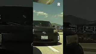 Car Flips Over After Crashing Into Tesla