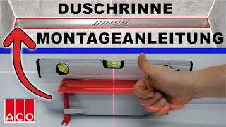 Duschrinne Einbauen Und Abdichten - Aco Showerdrain S+ (Bodengleiche Dusche Nachträglich Einbauen)