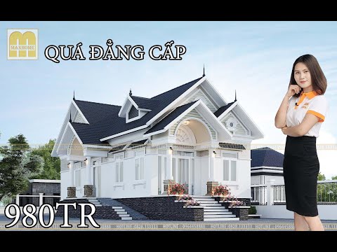 MH0084 - ĐẲNG CẤP của mẫu nhà MÁI THÁI ai xem cũng MÊ| MAXHOME - Thiết kế thi công trọn gói
