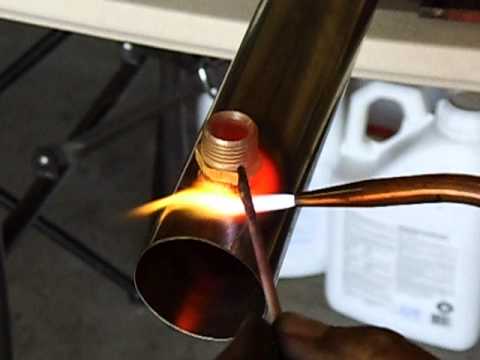 How to weld Stainless steel to brass for a still or distiller with oxy acetylene