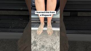 Bring A Bucket Of Water To The Car To Rinse Feet After A Beach Day