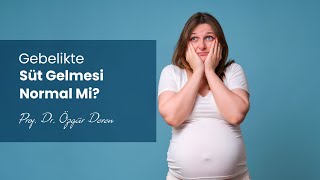 Hamileyken Süt Gelmesi Normal Mi? Prof. Dr. Özgür Deren Perinatoloji Uzmanı