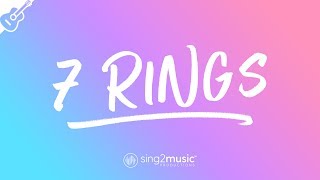 7 Rings Acoustic Guitar Karaoke Instrumental Ariana Grande 7 Rings Acoustic Guitar Karaoke Instrumental Ariana Grande
