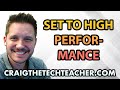 How To Set Windows 8 To High Performance Mode - Ep. 13