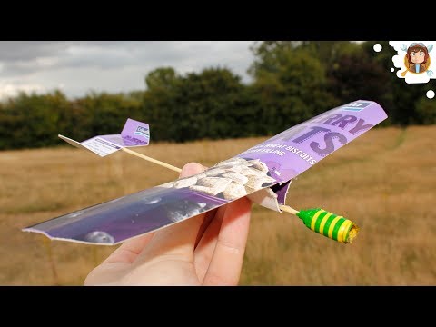 How To Make A Glider Airplane From Foam Picnic Plates! SonicDad 