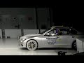 2014 Infiniti Q50 small overlap IIHS crash test