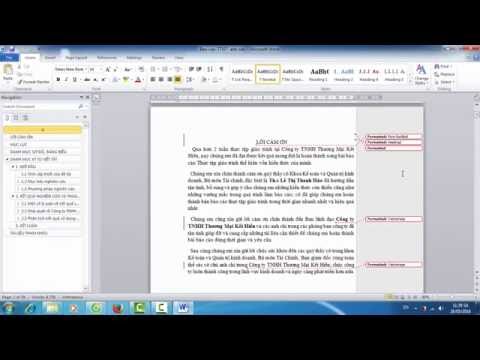 Video hướng dẫn xóa bỏ comment trong Word