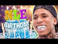 NLE Choppa Throws a Birthday Party Inside Icebox! 🎂