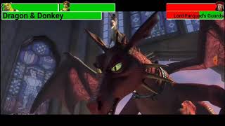Shrek 2001 Final Battle With Healthbars