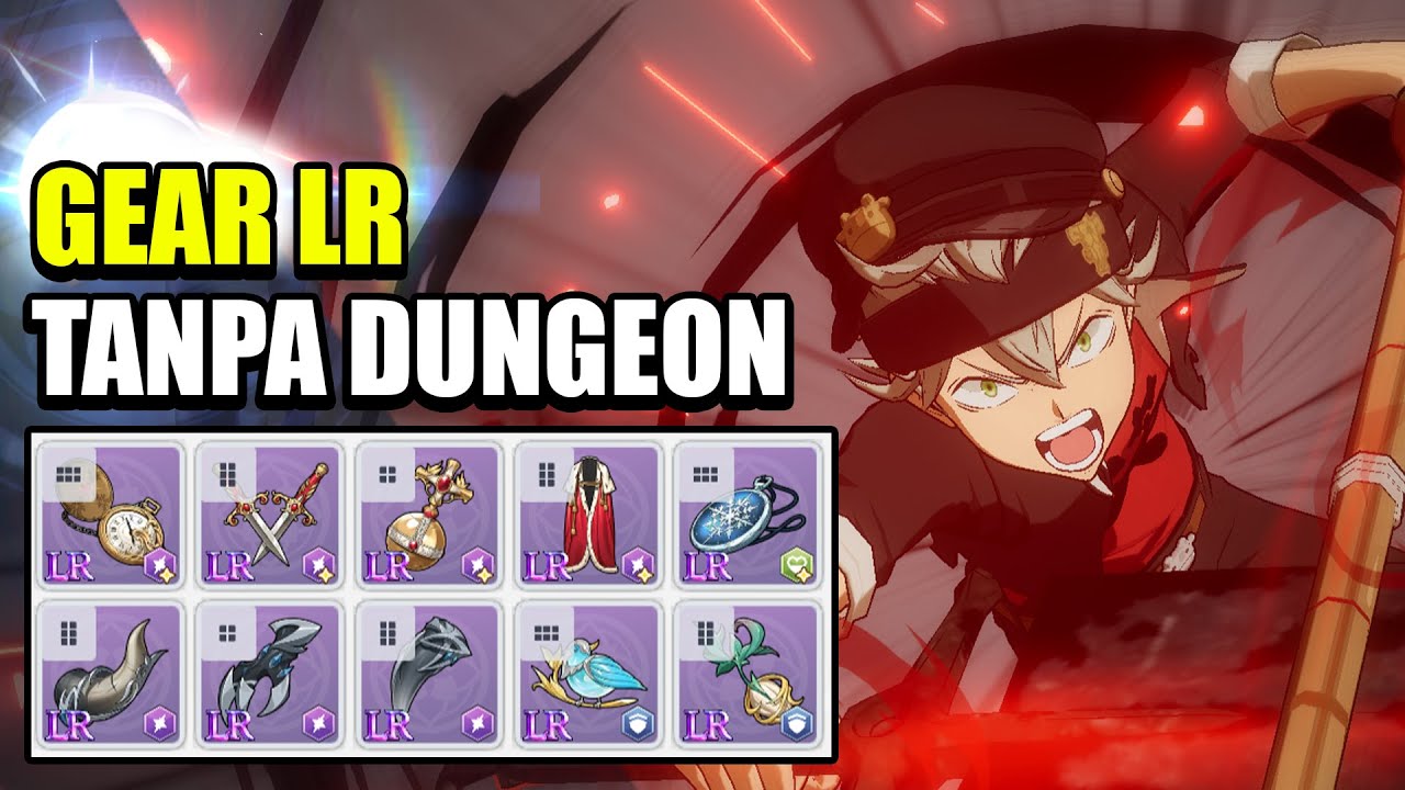 HOW TO GET FREE LR GEAR! | Black Clover Mobile HOW TO GET FREE LR GEAR! | Black Clover Mobile