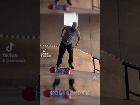 AWESOME FREESTYLE SKATEBOARDER - Darren Dyk #shorts #skateboarding