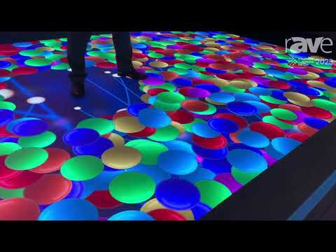 ISE 2023: Uniview Demos Its Interactive dvLED Floor