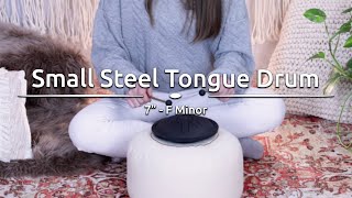 Small Steel Tongue Drum, Black, F Minor - SSTD1BK - Meinl Sonic Energy