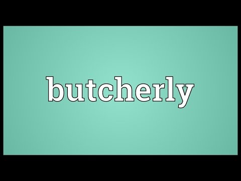 Header of butcherly