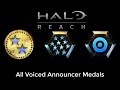 Halo: Reach - All Voiced Announcer Medals