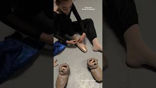 The First Pair Of Pointe Shoes