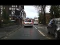 Windy roads in Bramhall Manchester
