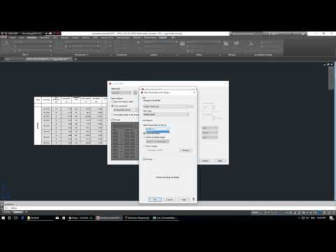 Table Data Link Liên kết động giữa Excel và Autocad