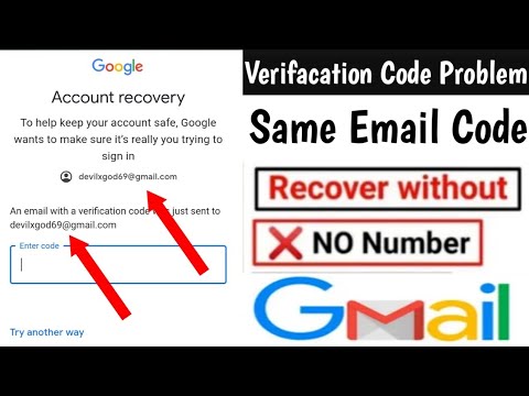 gmail verification code problem 2023 | email recovery gmail verification code problem 2023 | email recovery