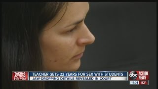 Polk teacher gets 22 years for sex with students