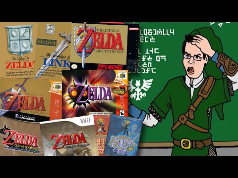 Zelda Timeline - Angry Video Game Nerd  AVGN  - Cinemassacre.com