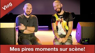 Top 8 des PIRES moments sur scène! (plantades, intrus, mouches suicidaires, gros stress, etc.)