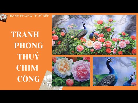 Ý Nghĩa Tranh Chim Công - Chim Công Mẫu Đơn Trong Phong Thủy - Phần 2