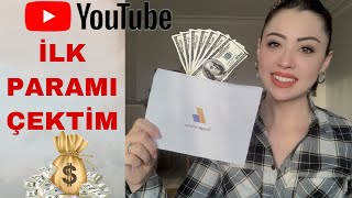 Youtube'dan ilk paramı çektim | Para kazanmak için ne yapmak gerekiyor | First m