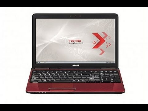 Toshiba Satellite L750 /L755 notebook factory reset - YouTube