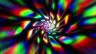 Twisted Rainbow Tunnel Vj Loop No Sound