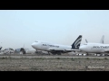 Amazing video of 747 lifting in place in extreme wind conditions - 1080P HD