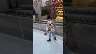 Skating At The Rockefeller Center. The Rink