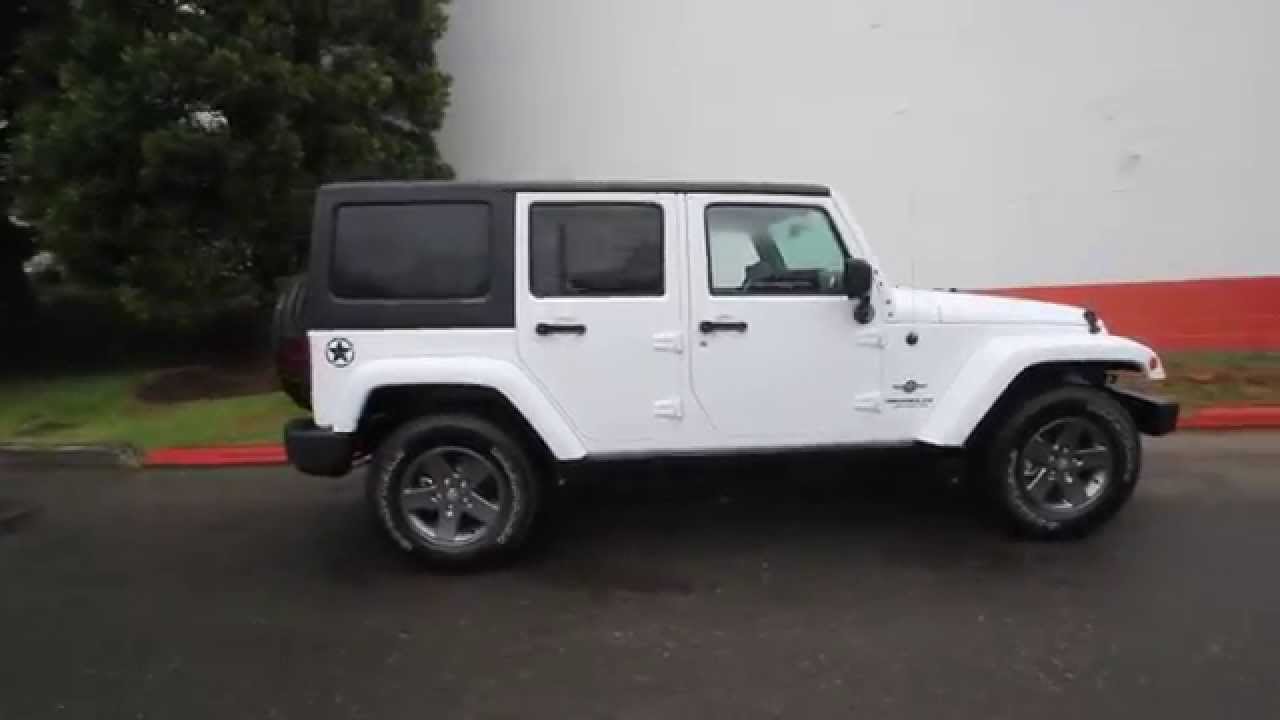 2015 Jeep Wrangler White 2 Door