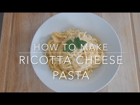 Video Pasta With Ricotta Recipe Uk