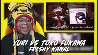 Yuri Vs Toko Fukawa Rap Battle Freshy K Aychristene Reacts