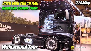 2020 Man 640 Black Lion TGX 18.640 Truck - Exterior Interior Walkaround - 2019 Nufam Karlsruhe