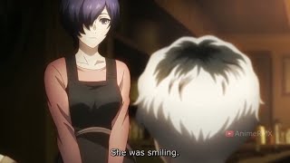 Touka and Kaneki emotional meeting - Tokyo Ghoul Re Season 3
