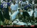 Title:A REAL Cheap Shot Description:Frustrated over the onfield dominance of TCU, Tech shows it's lack of class leading to the ejection of one of their starters