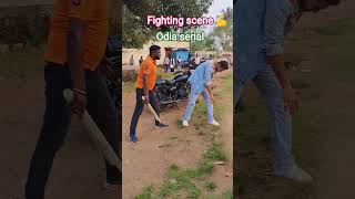 Odia Serial Shooting Time Fighting Scene
