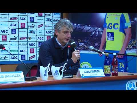 Tiskov konference hostujcho trenra po utkn Teplice - Karvin (21.10.2017)