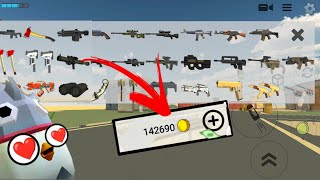 I unlocked all gun in chicken gun 😍