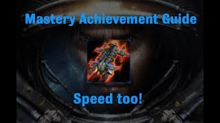Speed too! Mastery Achievement - Starcraft 2 Wings of Liberty