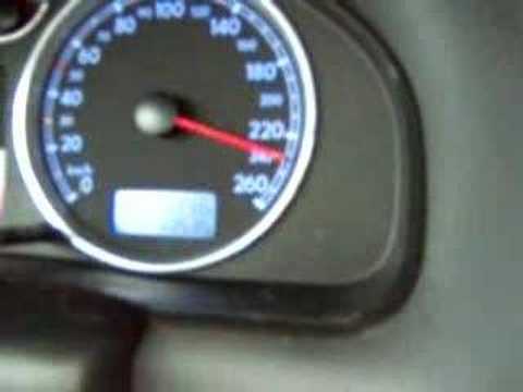 B55 Passat 18T ABT Top Speed Run 250 km h 1553 MPH 