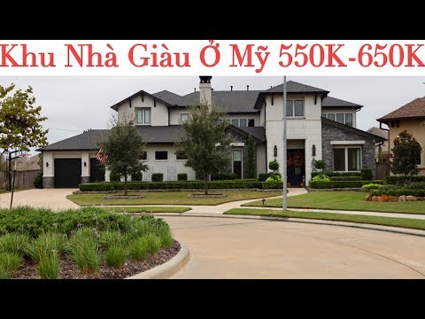 Khu Nhà Giàu Ở Mỹ 550K- 650K